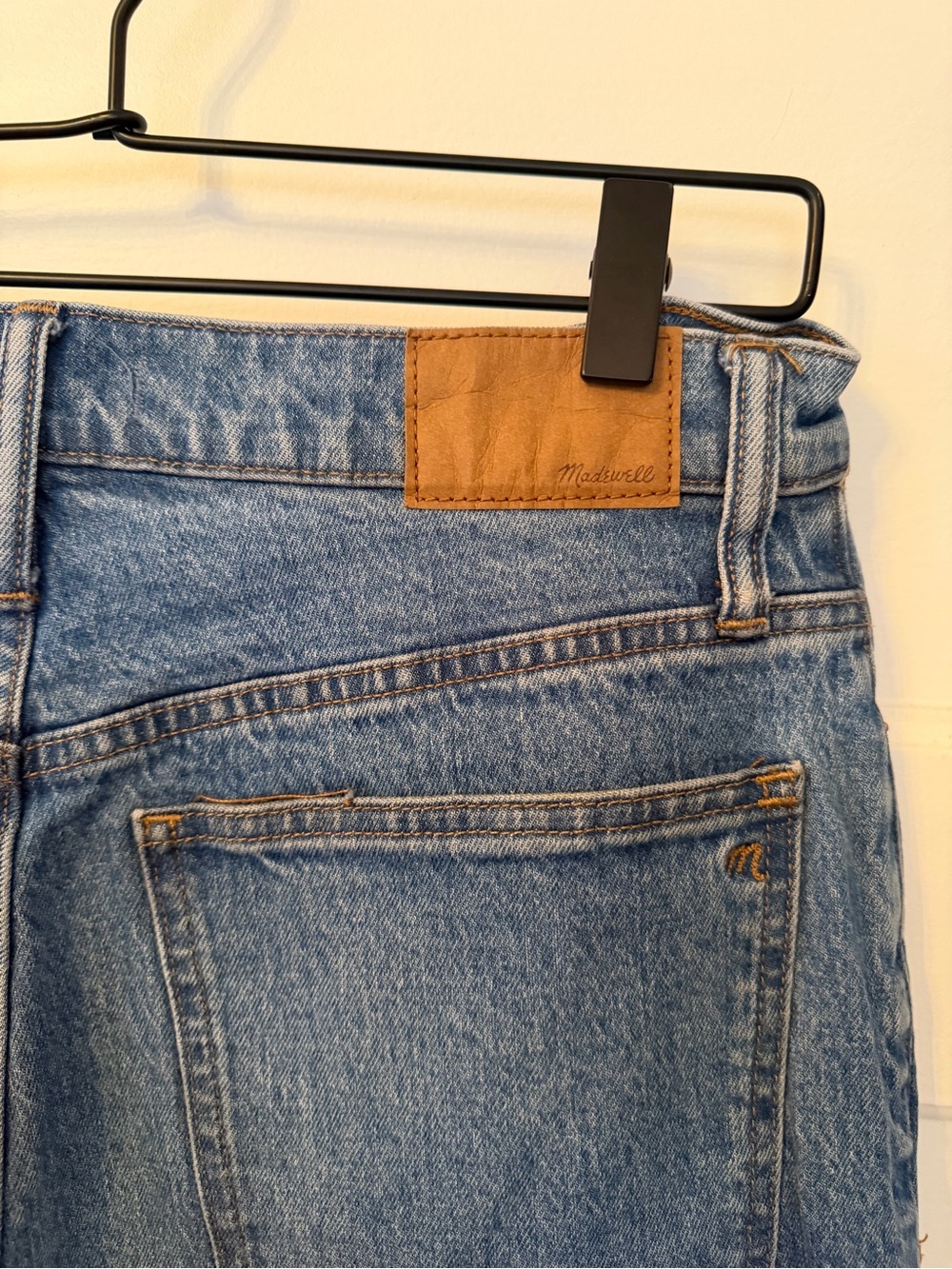 Madewell The Perfect Vintage Wide Leg Crop Women's Jeans in Medium Blue Wash - Picture 3 of 11